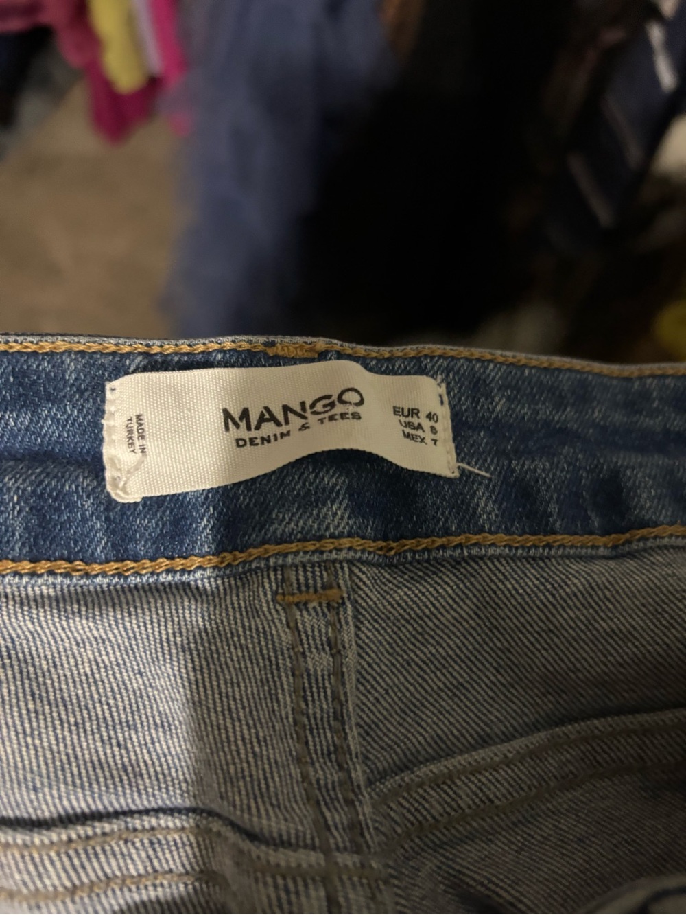Mango Slim Flare Jeans